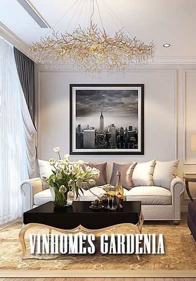 Thiết kế chung cư tân cổ điển tại Vinhomes Gardenia